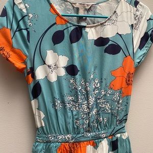 Floral printed summer dress